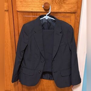 Navy blue suit